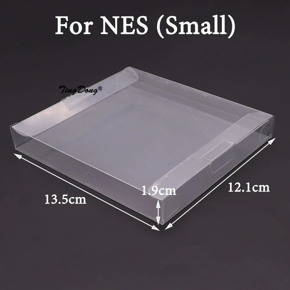 5/20PCS Clear Transparent Game Cartridge Box Case Games Plastic PET Protector for N64 NES SNES for ps5 ps4 ps3 GB GBA GBC Switch