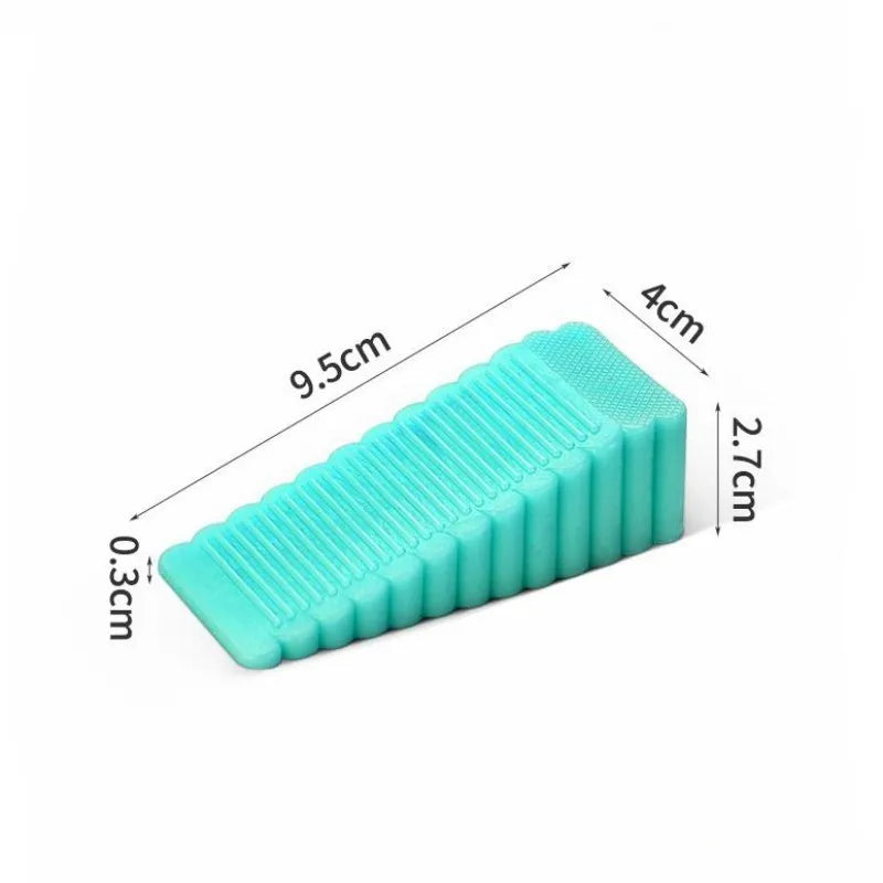 Safety Silicone Door Stop Stoppers Block Wedge Doorstops Door Stopper Home Office Door Rear Retainer Anti-collision Stop Beauty World Shop