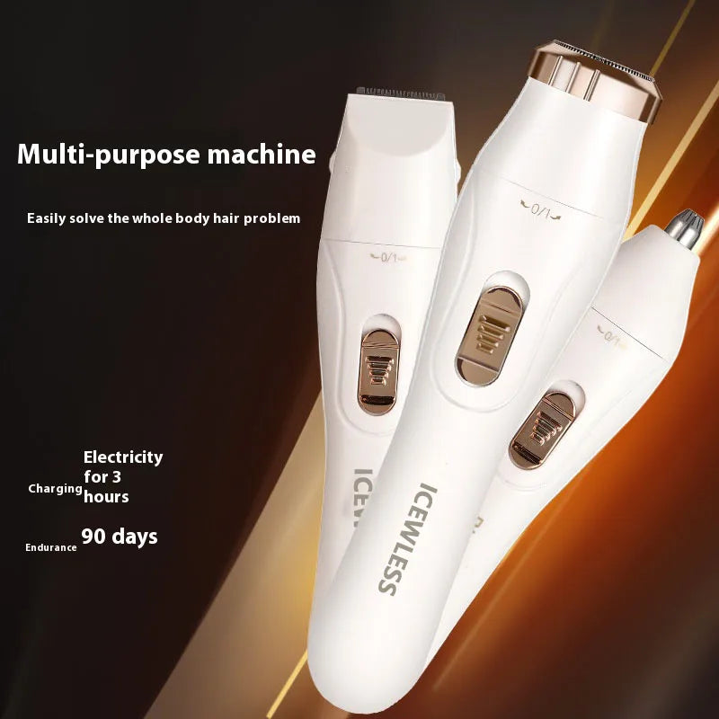 Women Electric Shaver Waterproof Painless Hair Trimmer for Bikini Body Legs Face Underarms Hair Removal Cordless Beauty World Shop