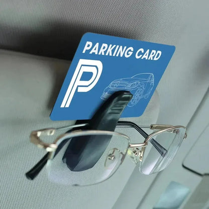 2PCS Universal Car Auto Sun Visor Glasses Box Sunglasses Clip Card Ticket Holder Fastener Pen Case Eyeglasses Clips Accessories Beauty World Shop