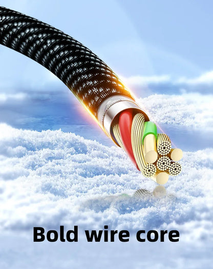 OOZCC LCD Watt Display Cable, Max 120W Super Fast Charging USB Type C Cable Data Transfer, USB A to Lightning for IPhone14 Pro Beauty World Shop