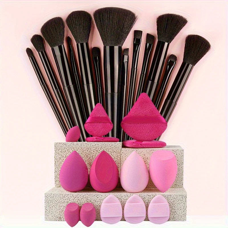 Makeup Brushes 8-29Pcs Makeup Kit Professional Women Cosmetic Soft Powder Brush Eyeshadow Foundation Full Set Travel Beauty Tool Beauty World Shop