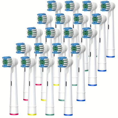 4/12/16/20 Pcs Replacement Toothbrush Heads Compatible with Oral-B Braun Professional Electric Toothbrush Heads Brush Heads Beauty World Shop