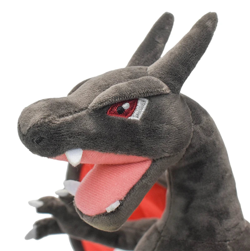 Shiny Charizard Plush Toy 9" Stuffed Doll, Collectible Cartoons for Boys Girls Gift,Gray Beauty World Shop