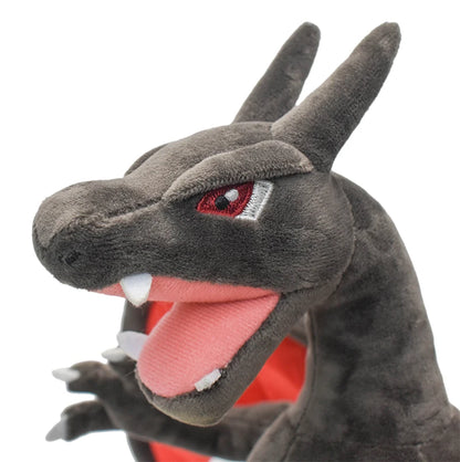 Shiny Charizard Plush Toy 9" Stuffed Doll, Collectible Cartoons for Boys Girls Gift,Gray Beauty World Shop