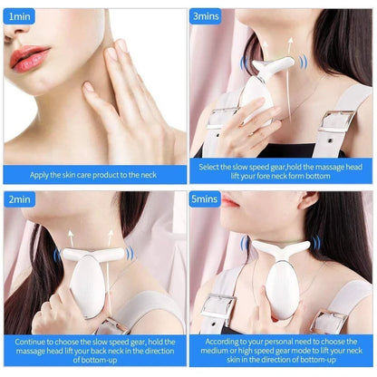 Microcurrent Facial Massager – Lift & Firm Skin, Reduce Wrinkles Face, Neck & Eye Rejuvenation Beauty World Shop