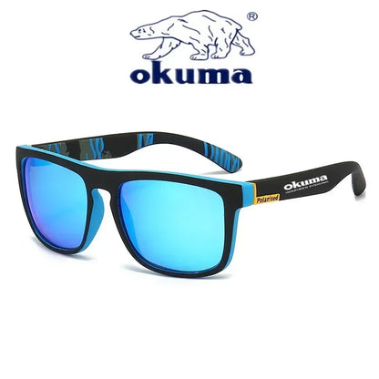Okuma Polarized Sunglasses UV400 for Men and Women Outdoor Hunting, Fishing, Driving Bicycles, Sunglasses Optional Box Beauty World Shop