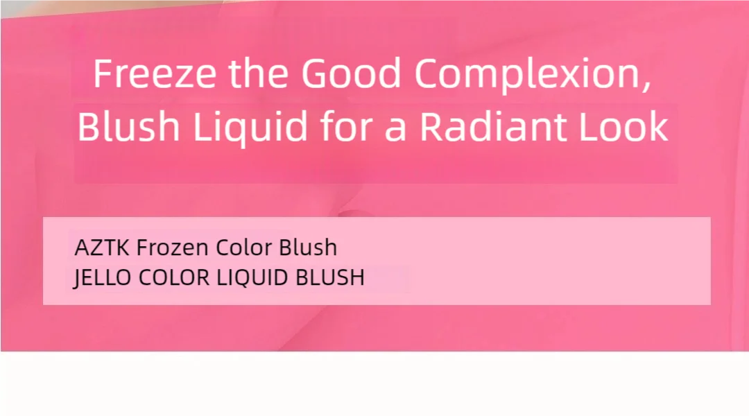 AZTK JC04 Water To Powder Liquid Blush Soft Matte Natural Flush Brightening Cheek Tint Lightweight Blendable Waterproof Makeup Beauty World Shop