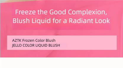 AZTK JC04 Water To Powder Liquid Blush Soft Matte Natural Flush Brightening Cheek Tint Lightweight Blendable Waterproof Makeup Beauty World Shop