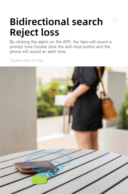 Smart Bluetooth GPS Tag Tracker Work with Android IOS APP Anti Lost Reminder Device Anti-loss Rated Locator Car Key Pet Finder Beauty World Shop