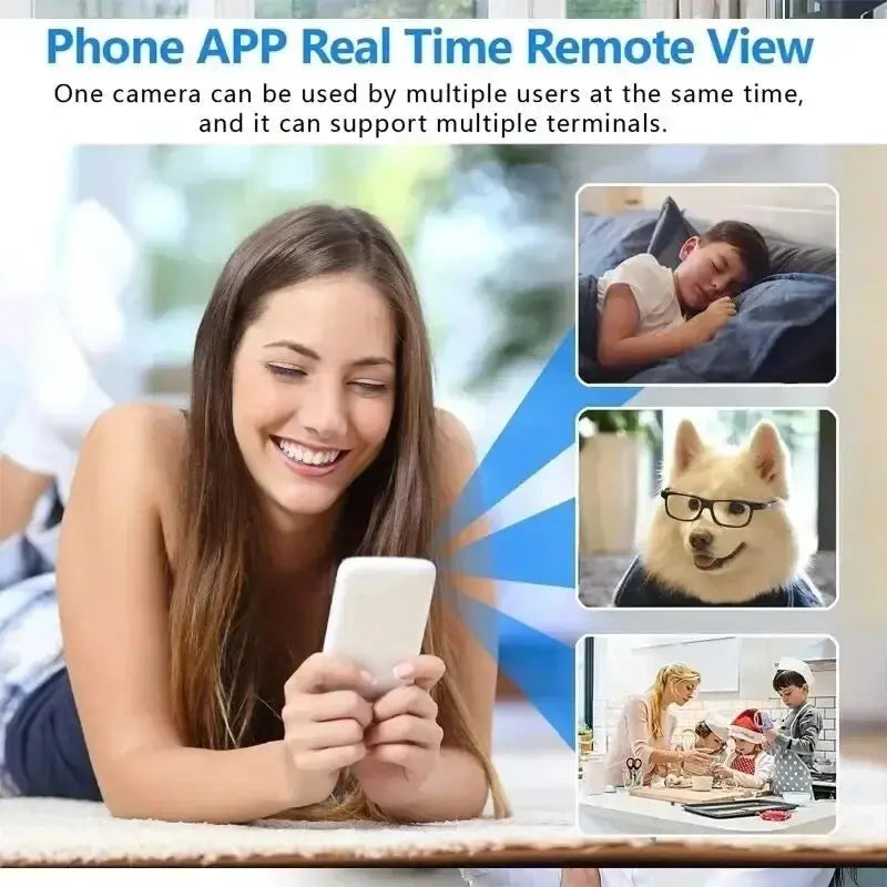 Wireless WiFi 1080P HD Mini Camera Baby Monitor Indoor Security Surveillance Night Vision IP Cam Video Recorder Safety Camcorder Beauty World Shop