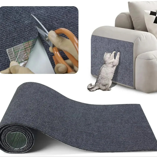 Trimmable Cat Scratching Mat Cat Scratcher Sofa Tape Scratching Post Self-adhesive Carpet Cats Scratch Board Cat Accessories Beauty World Shop