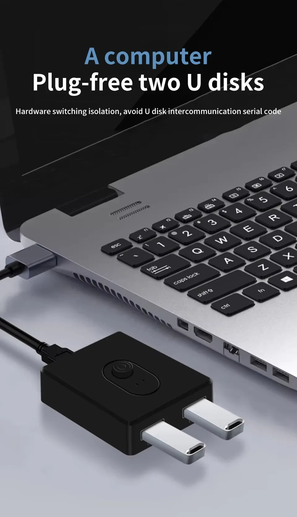 USB2.0 Switch 1x2/2x1 USB Hub Bidirectional USB3.0 Switcher USB2.0 Extender Shared Controller for PC Keyboard Mouse Printer ﻿ Beauty World Shop