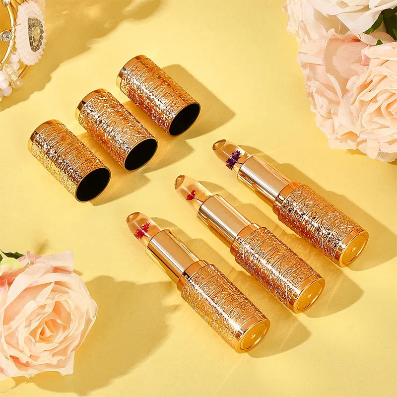 Crystal Color-changing Petal Lipstick for Women Moisturizes long-lasting and non-sticky cup lip balm Beauty Trend Shop