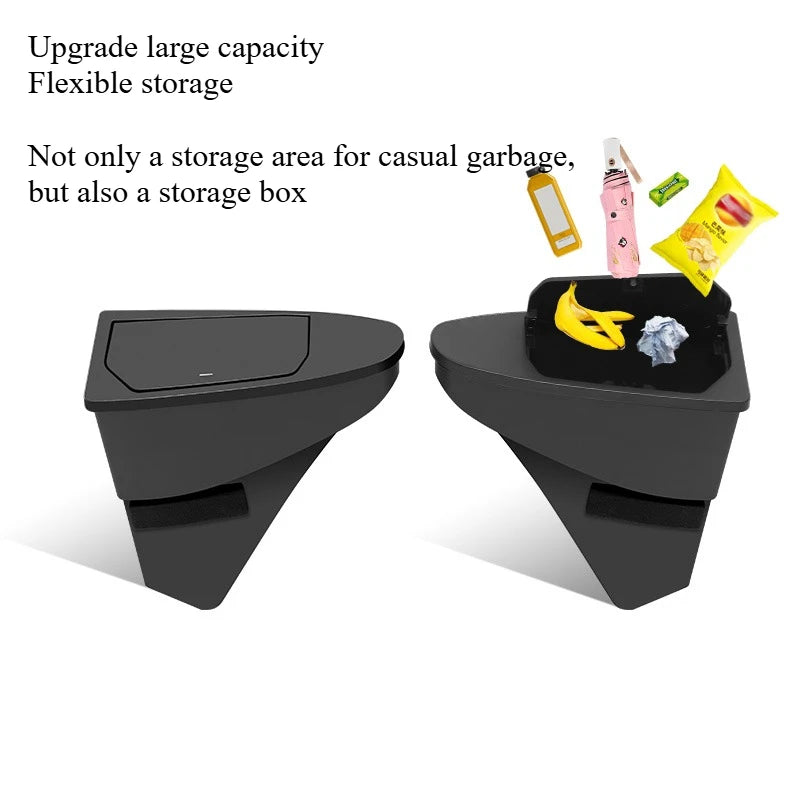 Front Door Storage Trash Can for Tesla Model Y Juniper 2025 Car Door Storage Box Multi Functional Storage Box Car Accessories Beauty World Shop
