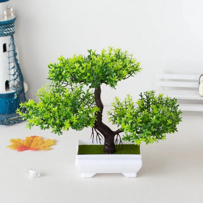 New artificial tree bonsai simulation plant bonsai garden dining table home bedroom decoration outdoor fake plant decoration Beauty World Shop