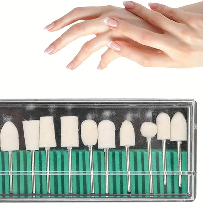 Professional 6-in-1 Electric Nail Drill Set - Nail File Pen for Filing, Polishing & Exfoliating