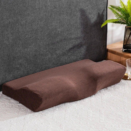 1 pc Memory Foam Bed Orthopedic Pillow Neck Protection Slow Rebound Memory Pillow Butterfly Shaped Health Cervical Neck Home Accessories Store