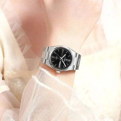 POEDAGAR Elegant Woman's Watch Date Week Waterproof Luminous Ladies Clock Quartz Stainless Steel Fashion Watches For Women Reloj Beauty World Shop