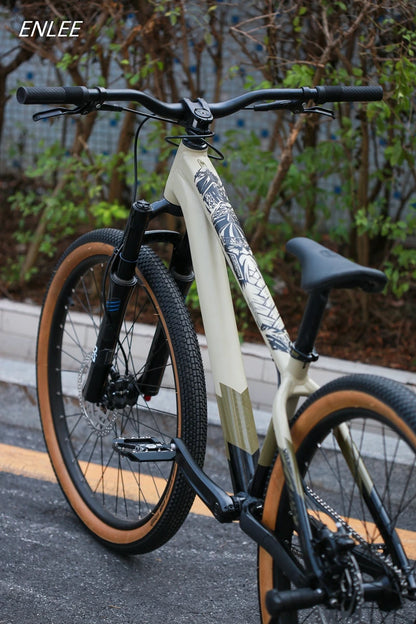 ENLEE The New Removeable Sticker Road Bicycle Paster Guard Cover 3D MTB Mountain Bike Scratch-Resistant Protect Frame Protector Beauty World Shop