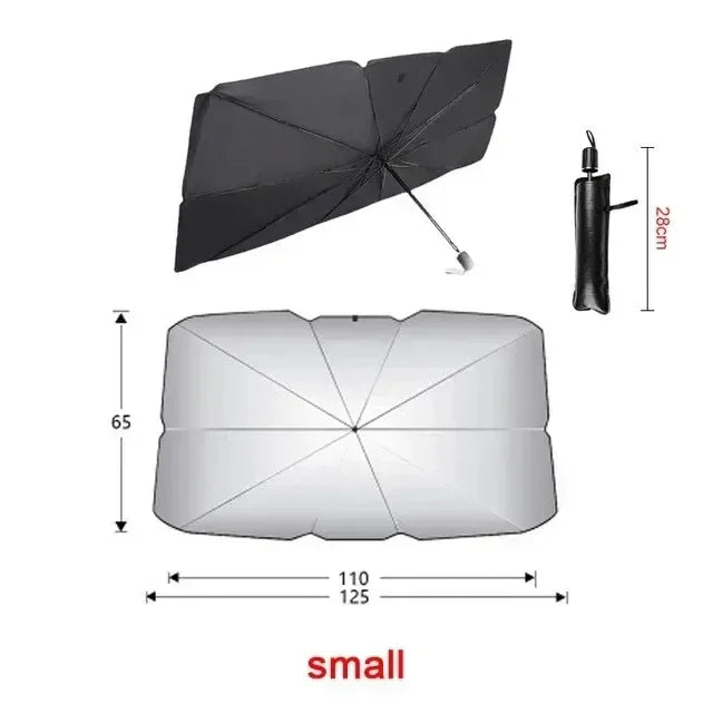 Car Sunshade Umbrella For Auto Shading Car Sun Shade Protector Parasol Summer Sun Interior Windshield Protection Curtain Beauty World Shop