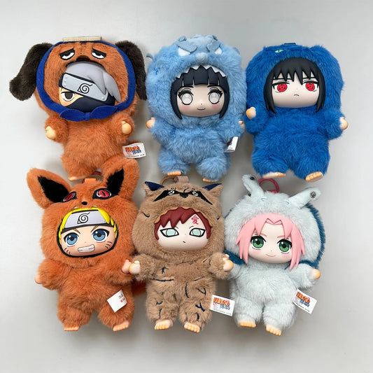 Toptoy Naruto Shippuden Beast Party Series Vinyl Figure Plush-Like Texture Blind Box Chibi Kakashi Sasuke Collectible Beauty World Shop