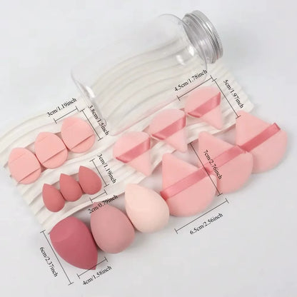 12/15Pcs Makeup Sponge Cosmetic Puff Foundation Sponges Blender Beauty Egg Powder Puffs Women Make Up Accessories Makeup Tools Beauty World Shop