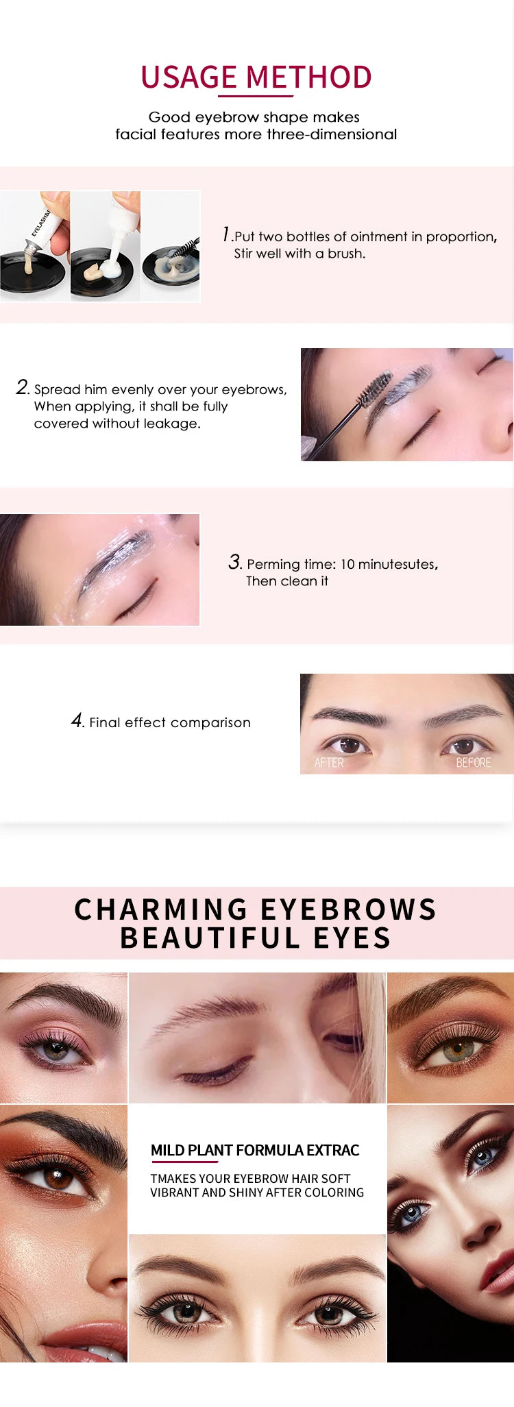 ICONSIGN Eyelash Eyebrow Dye Tint Kit Brow Enhancer Mascara Lift Tinting Tattoo Eyes Makeup Tools Beauty World Shop