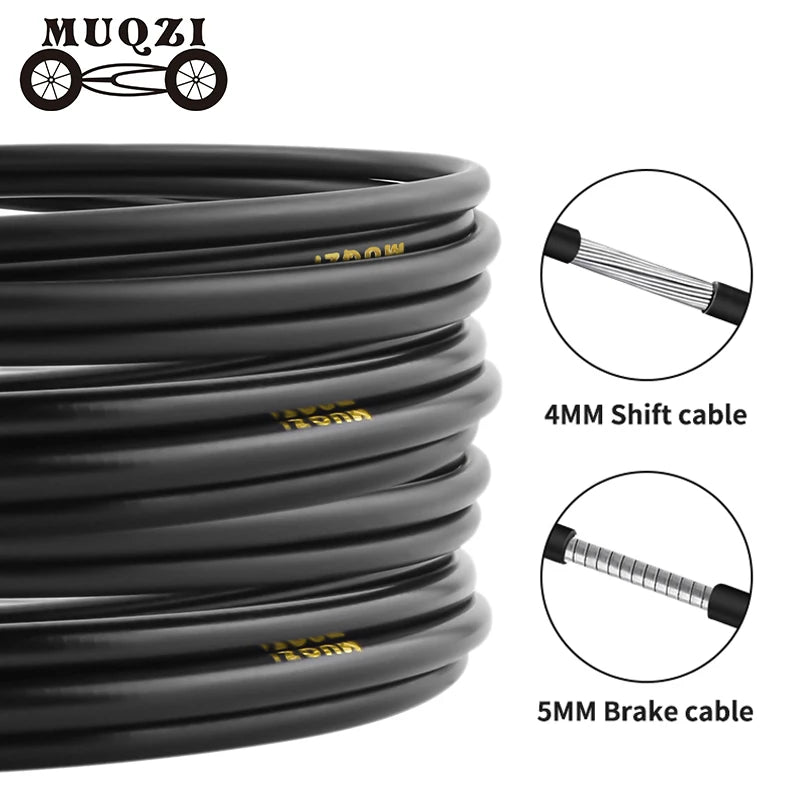 MUQZI 3m Cable Housing Brake Shift Line 4mm 5mm Housing Mtb Road Bike Derailleur Shifter Cable Brake Wire Beauty World Shop