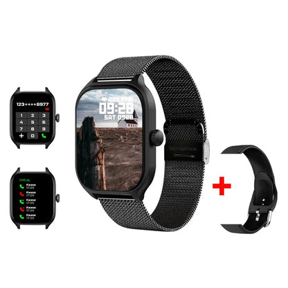 H9 New Smart Watch 2.01 Inch HD Display Answer Make Call Message Preview Sport Modes DIY Dial Weather Forecast For Men Women Beauty World Shop