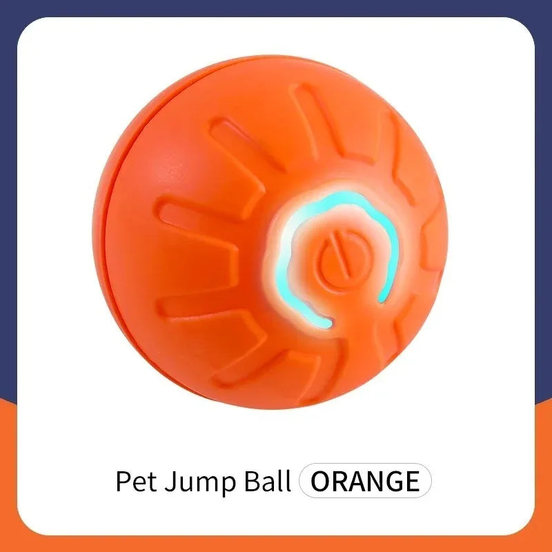 Smart Dog Toy Ball Electronic Interactive Pet Toy Ball USB Automatic Bouncing Rolling Toy Ball With RGB Lights Puppy Cat Product Beauty World Shop