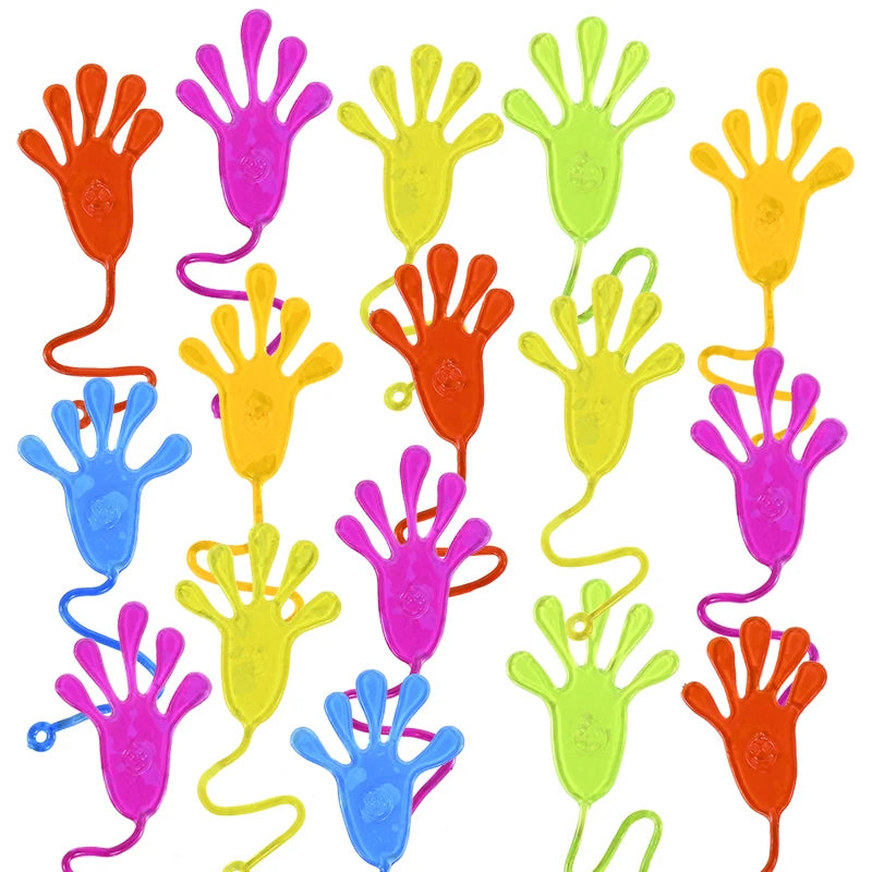 1-30pcs Mini Fun Sticky Hands Sensory Toys for Kids Birthday Party Favors Classroom Prizes Kids Prank  Novelty Gift Party Beauty World Shop
