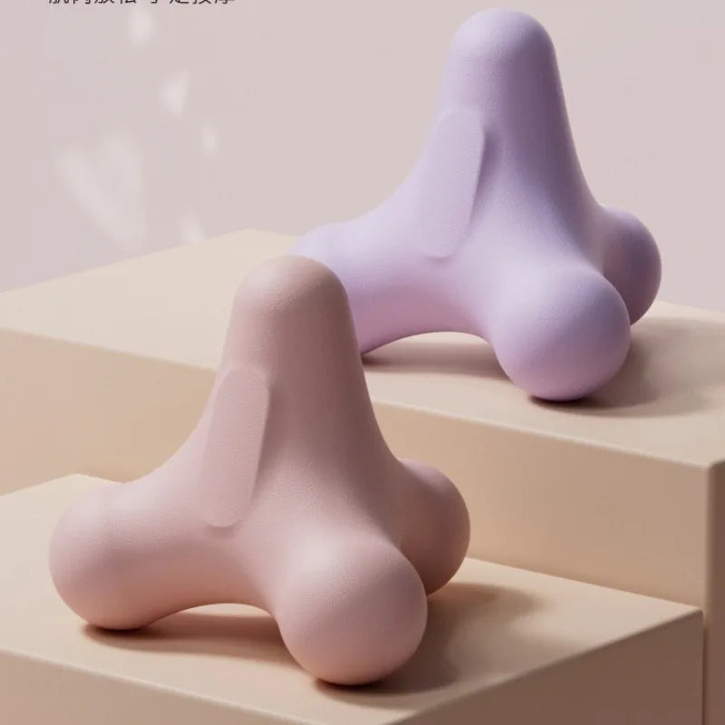 Four Corner Fascia Ball Plantar Ball Massage Shoulder Neck Waist Hand Muscles Lactate Exercise Relaxation Meridian Fitness Ball Beauty World Shop