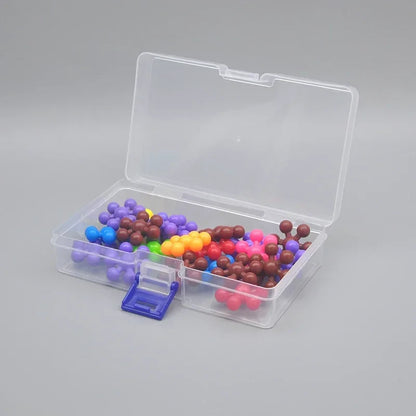 5 pcs Transparent Lockable Box Small Object Storage Box Fishing Gear Accessories Box Plastic Material Beauty Trend Shop