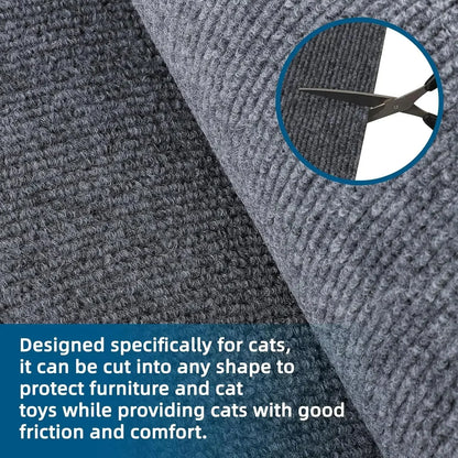 Trimmable Cat Scratching Mat Cat Scratcher Sofa Tape Scratching Post Self-adhesive Carpet Cats Scratch Board Cat Accessories Beauty World Shop