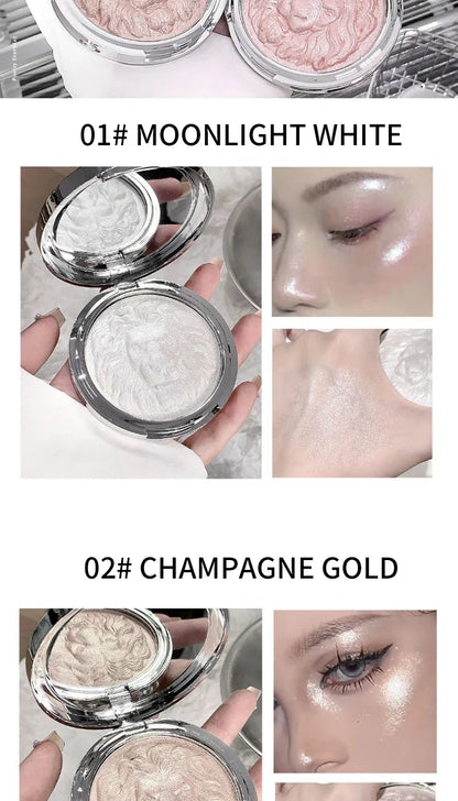 Lion Series high-gloss powder, clear and glittering, fine pearlescent luster, high-end atmosphere, high-gloss paste Beauty Trend Shop