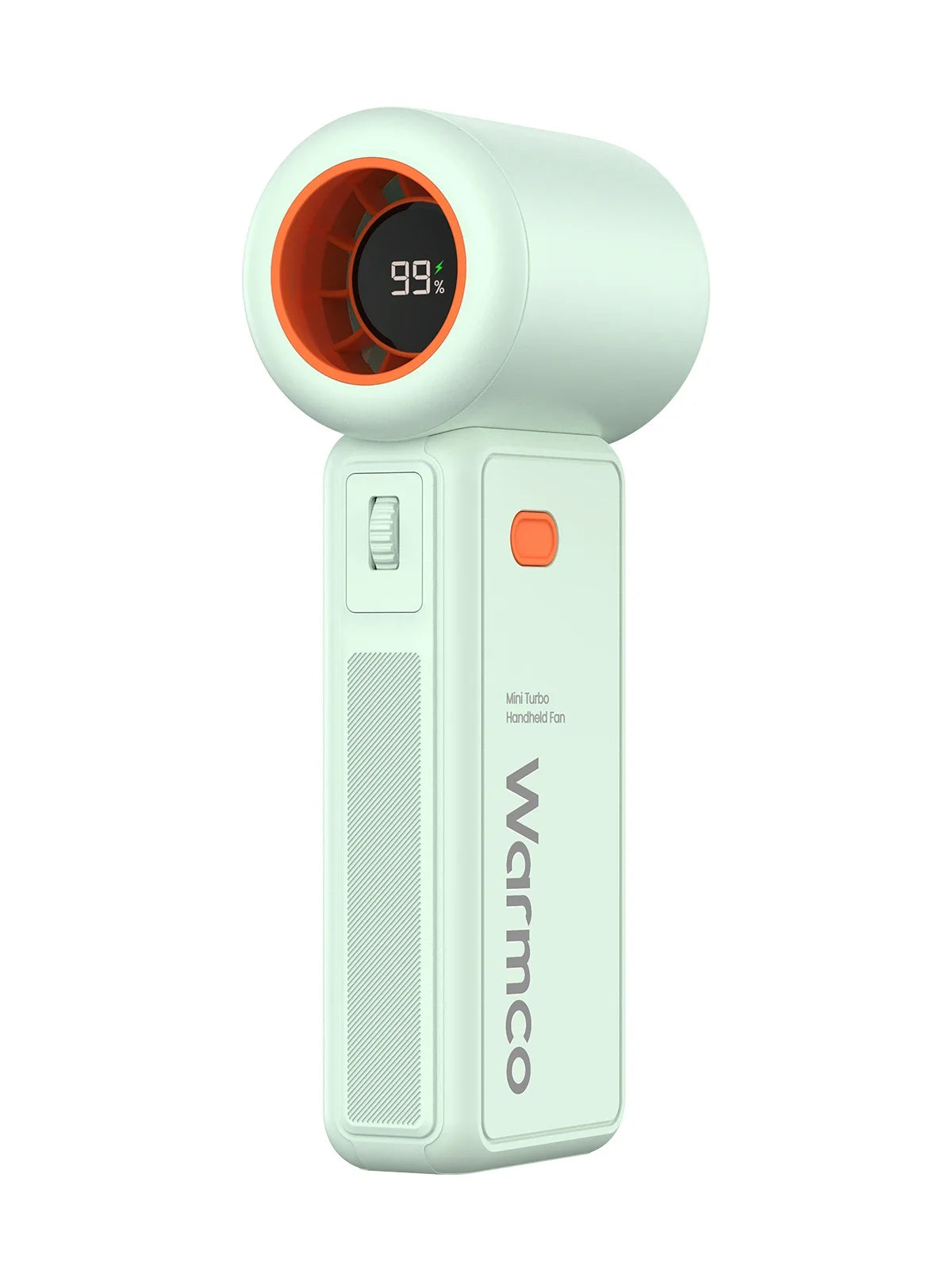 5000mAh Handheld USB Turbo Fan Super Strong Wind Infinite Gear Adjustment Long Battery Life Rechargeable Multipurpose Pocket Fan