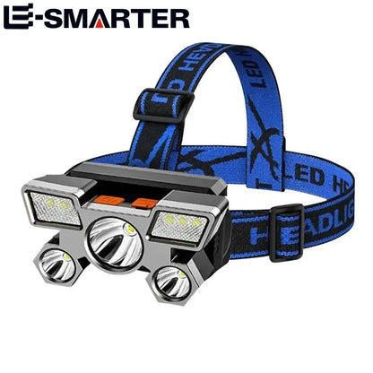 Powerful Rechargeable Head Flashlight for Fishing Led Headlamp Nitecore Camping Headlights Hunting Torch Hiking Front Lanterns Beauty World Shop