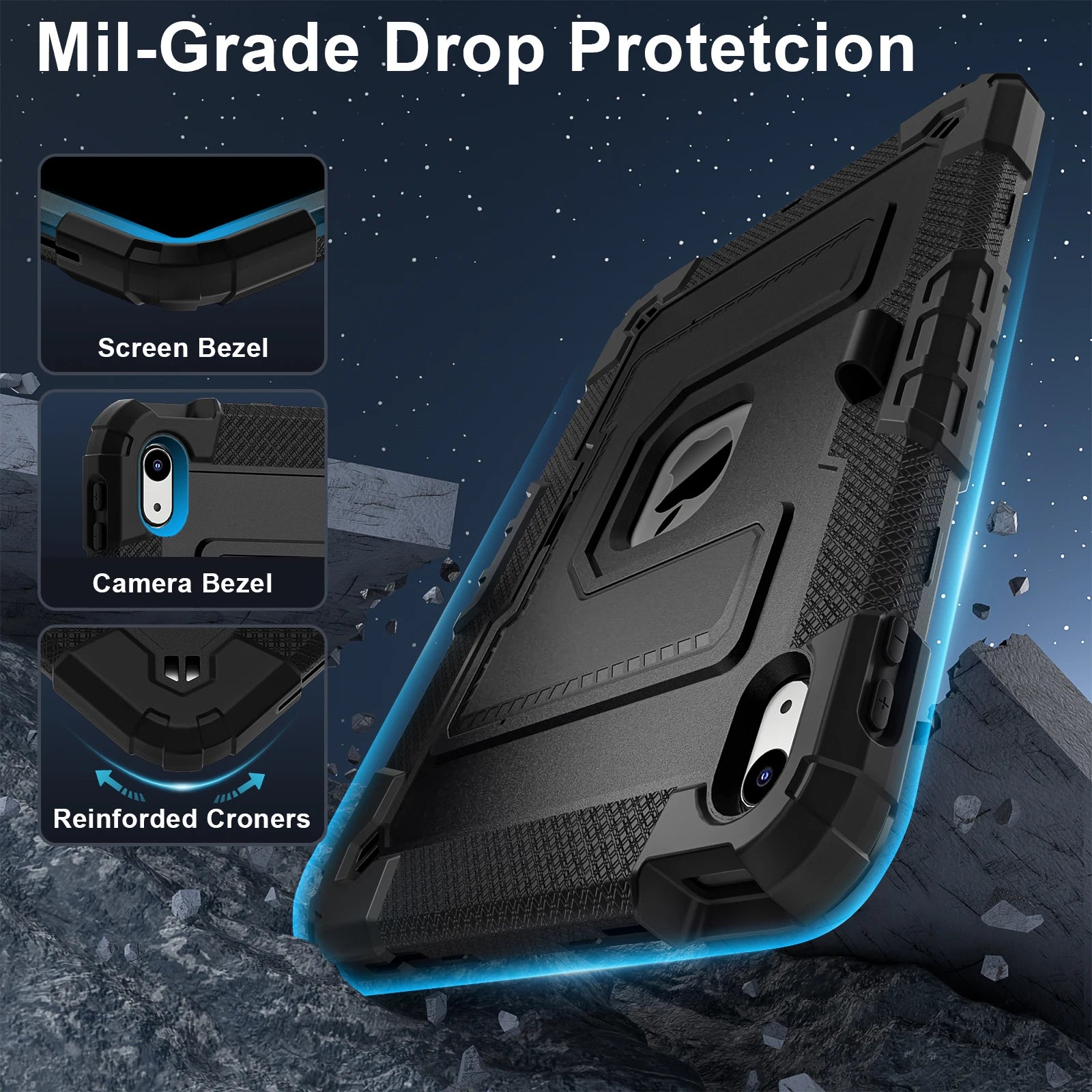Tablet Protective Case C5 Models Are Suitable for iPad A16 11Th (2025)/Ipad 10Th 10.9 (2022) with Stand 10 Colors Available Beauty World Shop