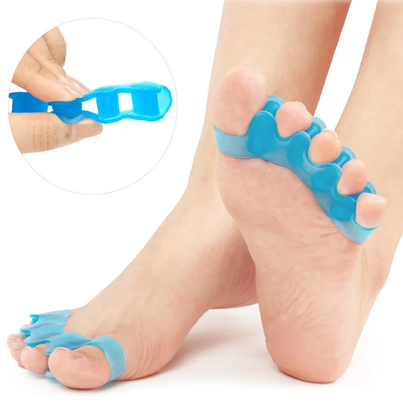 Protective Toe Separator Suitable Bunion Yoga Gel Silicone Hammer Toes Corrector for Women Men Straighteners Overlapping 1 Pair Beauty Trend Shop