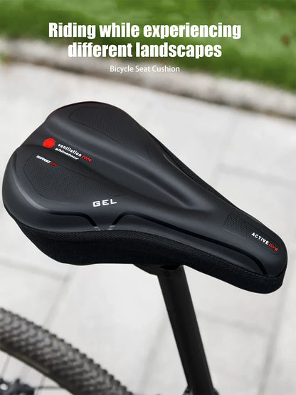 Waterproof Road Bike Saddle Cushion Comfortable MTB Bicycle Seat Cover Breathable Mountain Bike Cycling Seat Cover Beauty World Shop