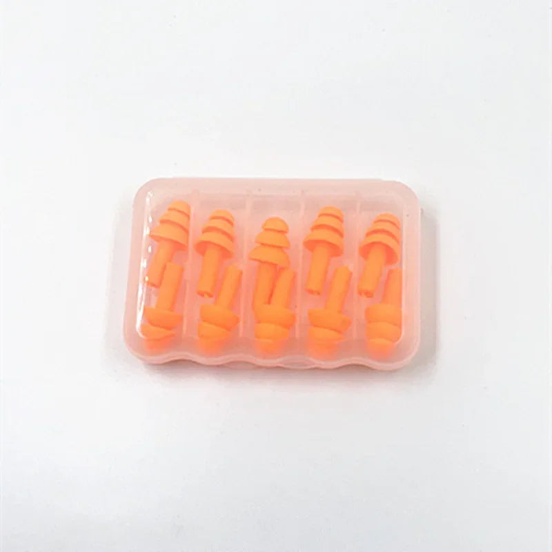 5Pairs Soft Silicone Earplugs Waterproof Swimming Earplug Anti-Noise Ear Clip for Adults And Children Swimmers Diving Protection Beauty Trend Shop