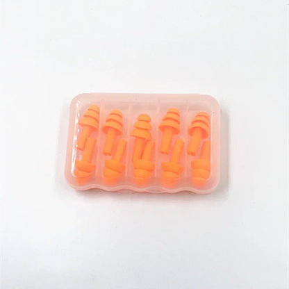 5Pairs Soft Silicone Earplugs Waterproof Swimming Earplug Anti-Noise Ear Clip for Adults And Children Swimmers Diving Protection Beauty Trend Shop