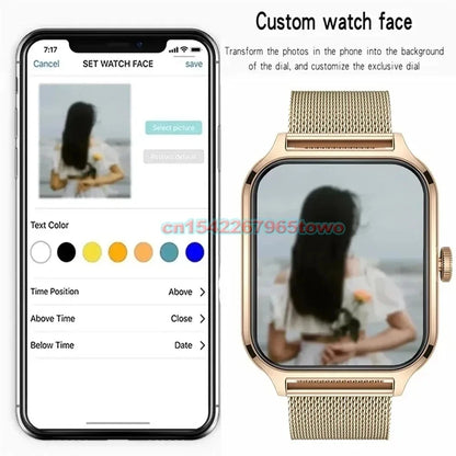 Smart Watch For Android IOS Watches 1.83inch HD Display Bluetooth Call Message Alert Music Sports Mode Smartwatch Men Women Gift Beauty World Shop