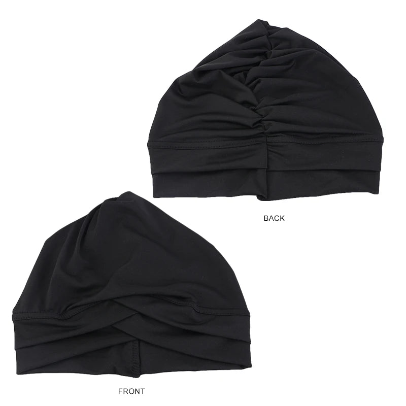 New Women cross muslim hijab inner hat Islamic UnderScarf Arab Wrap Chemo Bandana Muslim Scarf Hijab Bonnet Cap Indian Hat Beauty World Shop