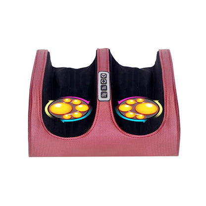 Electric Foot Massager Shiatsu Kneading Deep Tissue Relax Heated Roller Calf Pain Relief Fatigue Muscles Vibrator Machine Health Beauty World Shop