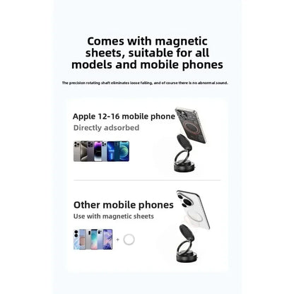 T30 Vacuum Magnetic Phone Holder Stand, for Magsafe Suction Cup Phone MountAdjustable Swivel Lock, for Your Car/Gym/Mirror Beauty Trend Shop