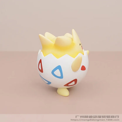 Kawaii Pokemon Happy Togepi Anime Figure Car Desktop Ornament Cute Model Doll Boys And Girls Toys Surprise Gift Collectible Beauty World Shop