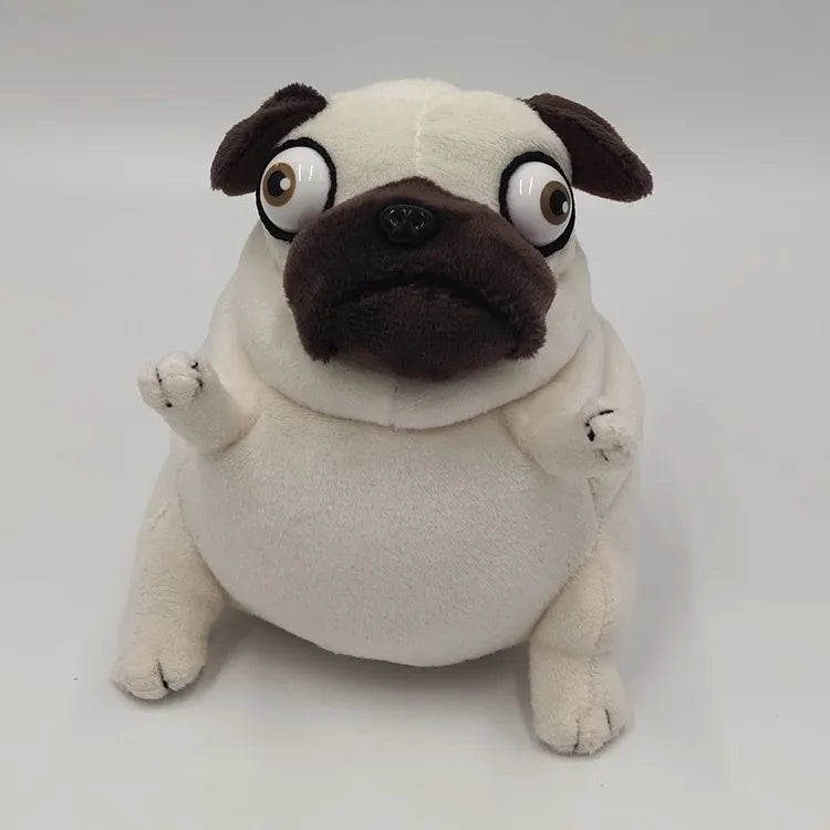 kawaii Plush Toys 15cm dog the Elf Fat Pug Sitting Pug Dogs Toy Stuffed Dolls for Kids Children Birthday Gift Dolls Beauty World Shop