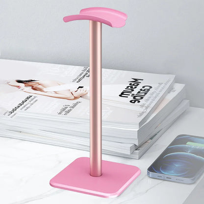 Aluminium Alloy Headphone Stand Holder Rack Space Saving Desktop Organizer Display Earphone Mount Hanger Headset Support Stand